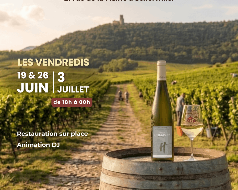 HAAG Night au domaine le 19 et 26 juin, et le 3 juillet 2026
