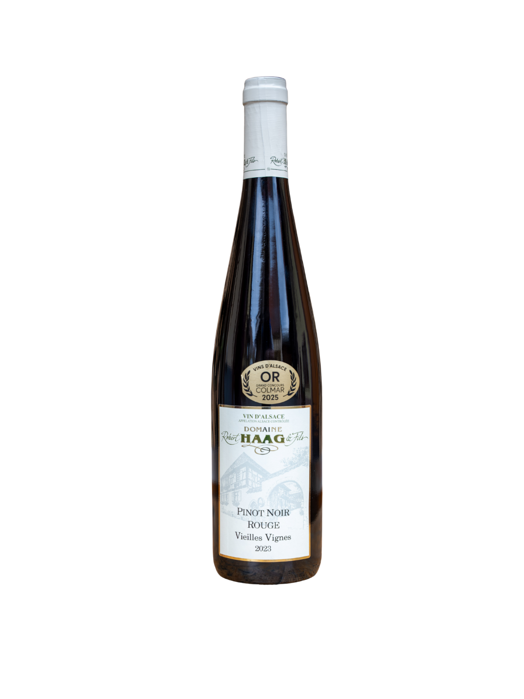 AOC Alsace Pinot Noir ROUGE 2023 Vieilles Vignes - Médaille d'Or Colmar